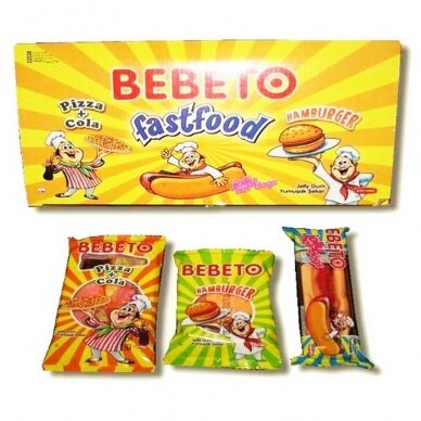 BEBETO picų, dešrainių ir burgerių rinkinys, 27 g x24