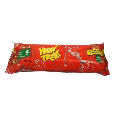 Happy Treat braškių ir kakavos skonio batonėlis, 25 g x24